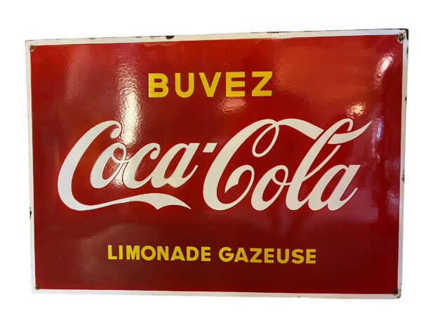 Plaque émaillée COCA-COLA