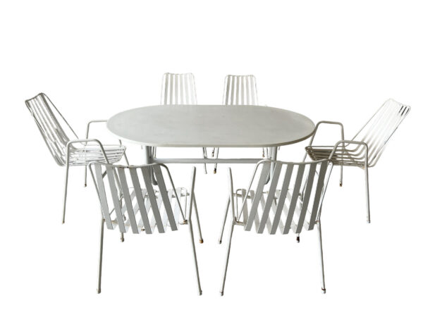 Table jardin Schafnner et 6 chaises Stella