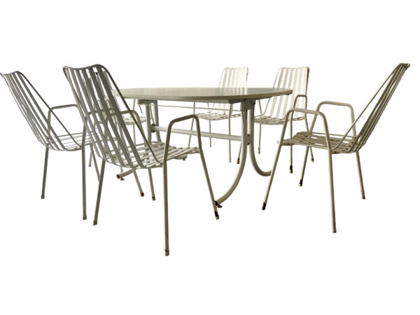 Table jardin Schafnner et 6 chaises Stella