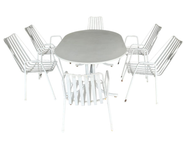 Table jardin Schafnner et 6 chaises Stella