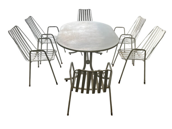 Table jardin Schafnner et 6 chaises Stella