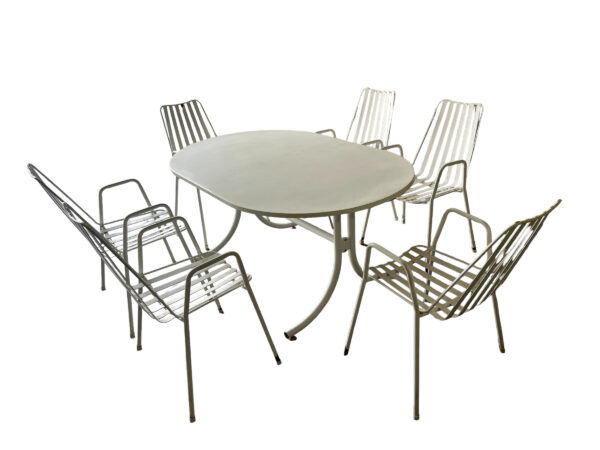 Table jardin Schafnner et 6 chaises Stella