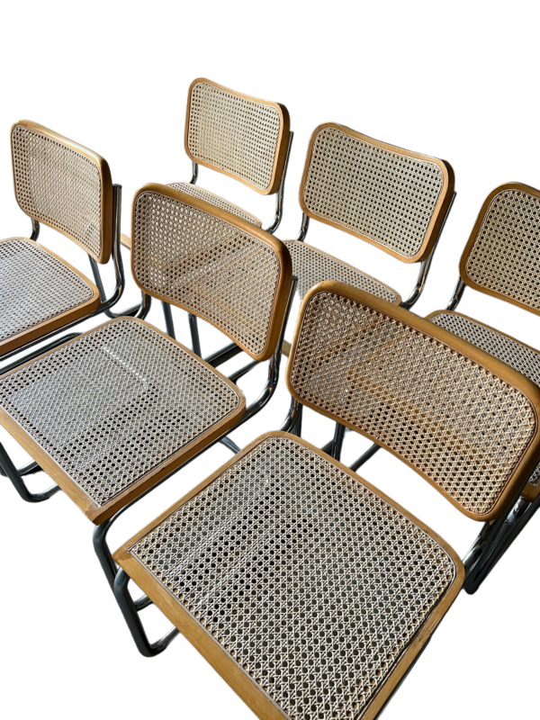 6 chaises inspirées de Marcel Breuer