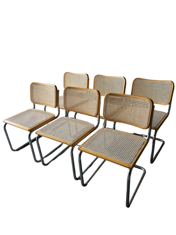 6 chaises inspirées de Marcel Breuer