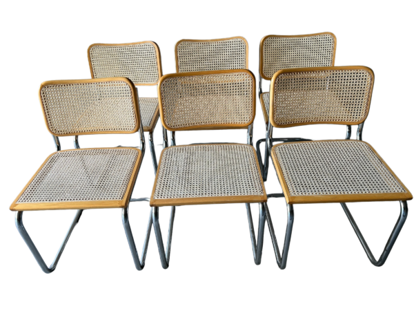 6 chaises inspirées de Marcel Breuer