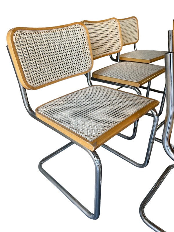 6 chaises inspirées de Marcel Breuer