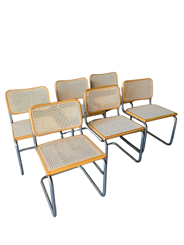 6 chaises inspirées de Marcel Breuer