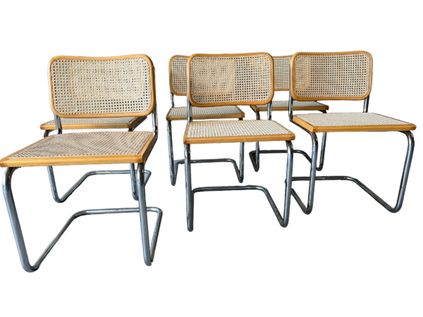 6 chaises inspirées de Marcel Breuer