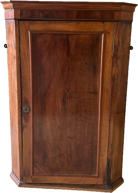 Armoire d’angle suspendu antique XIX