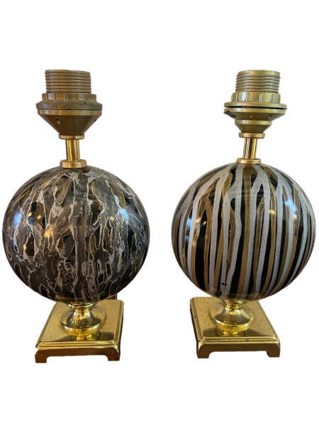 Pieds de lampes anciennes