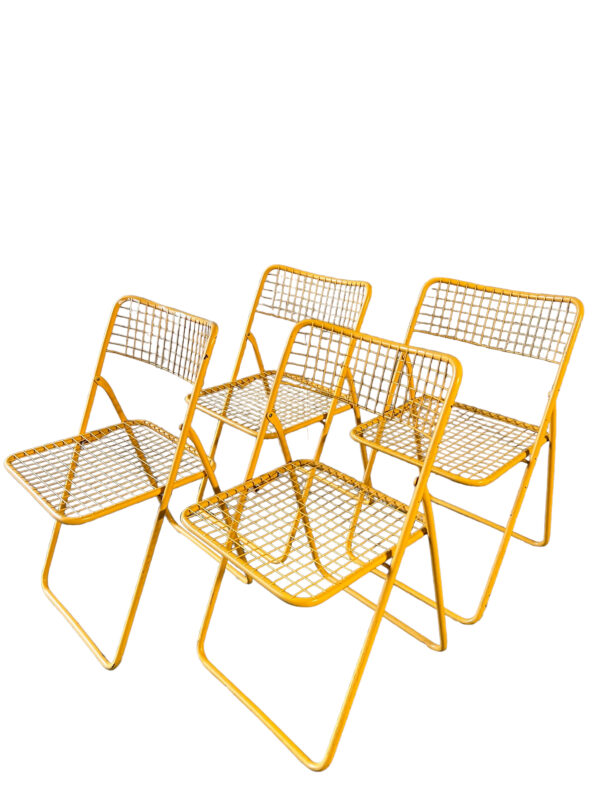 4 chaises pliantes TED NET par Niels Gammelgaard