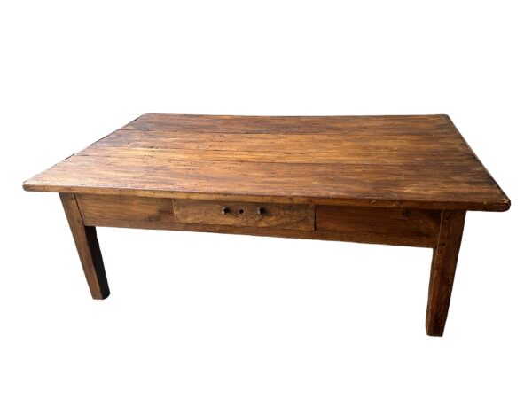 Table basse ancienne en sapin