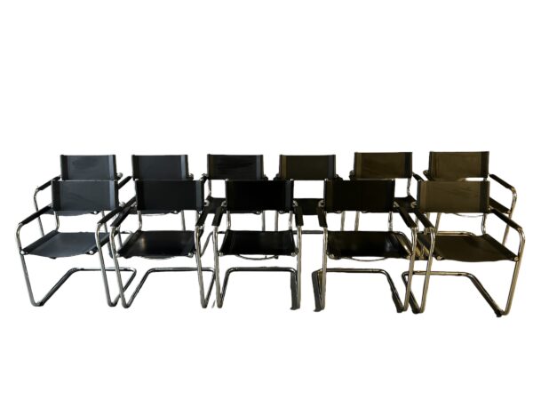 chaises cantilever style bauhaus inspirées du modèle B34