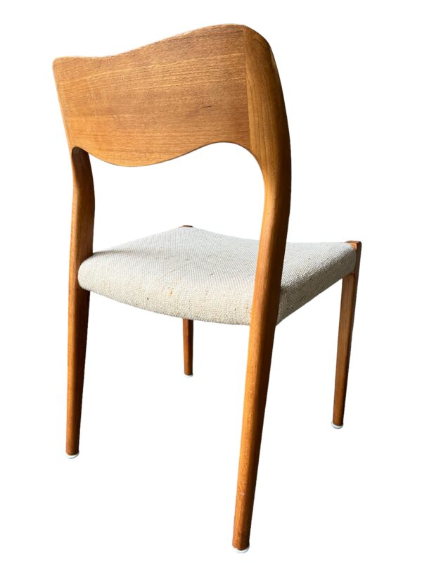 Ensemble de salle à manger extensible et chaises par Niels Otter Møller