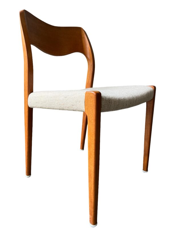 Ensemble de salle à manger extensible et chaises par Niels Otter Møller