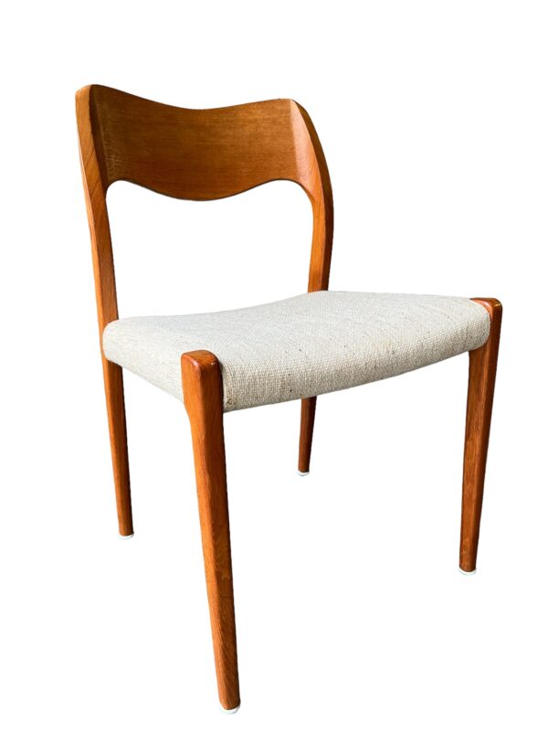 Ensemble de salle à manger extensible et chaises par Niels Otter Møller