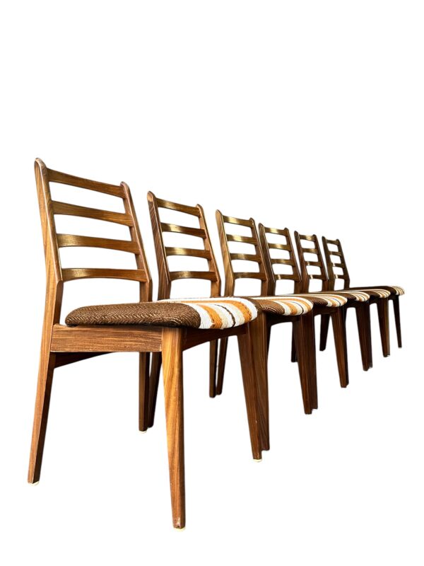 6 chaises de salle à manger scandinave en teck