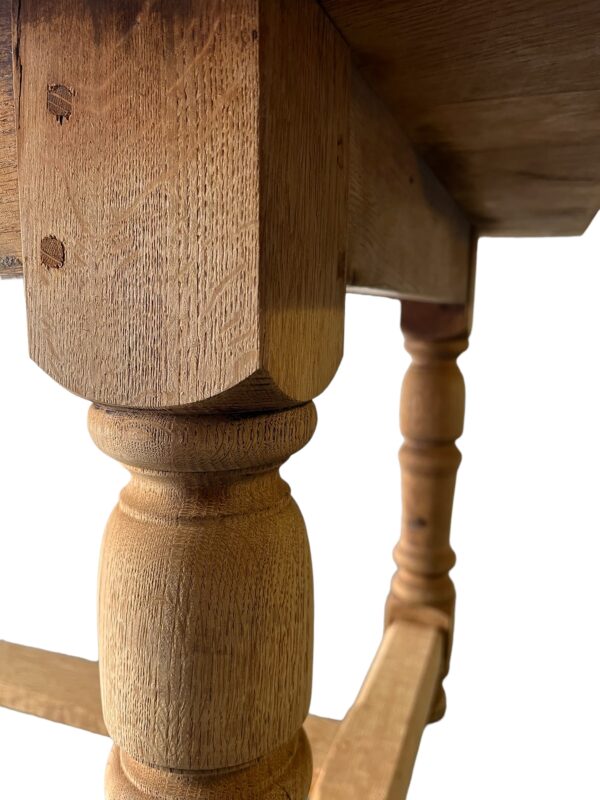 Ancienne table de ferme en bois de chêne