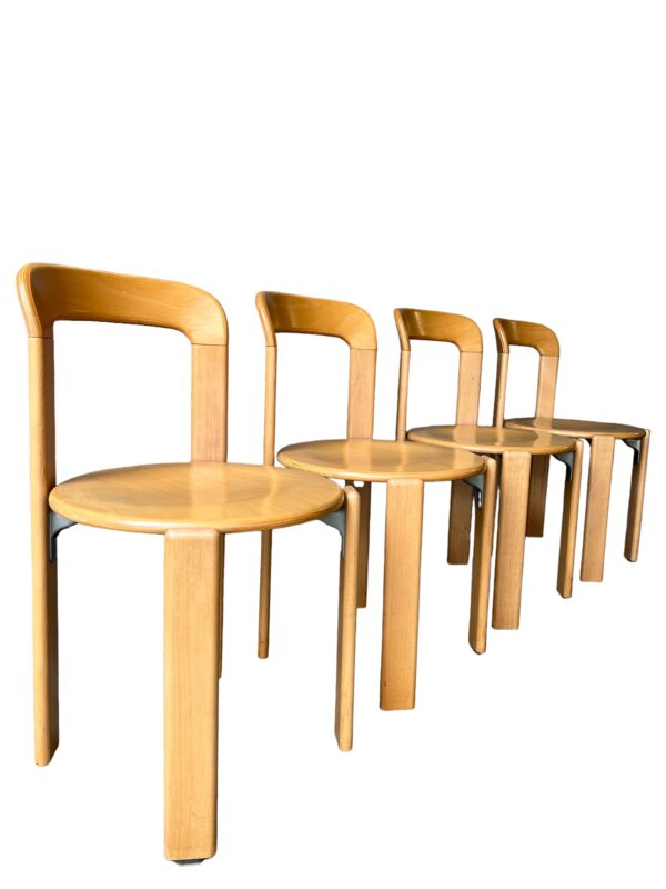 4 chaises Bruno Rey