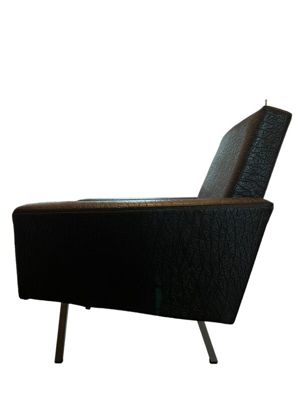 Fauteuil en Skaï, style Rétro