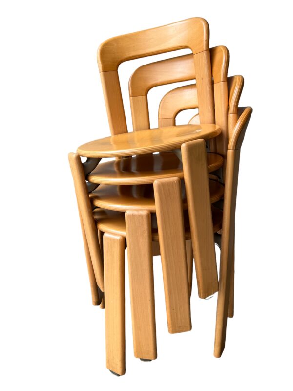 4 chaises Bruno Rey