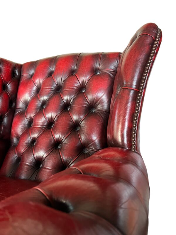 Fauteuil Cheesterfield, modèle Queen Anne