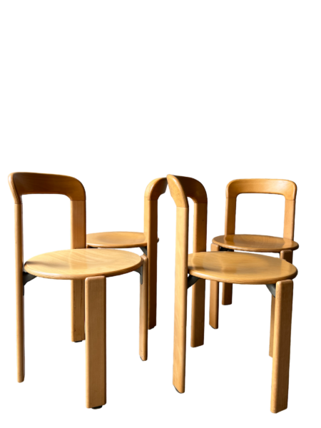 4 chaises Bruno Rey