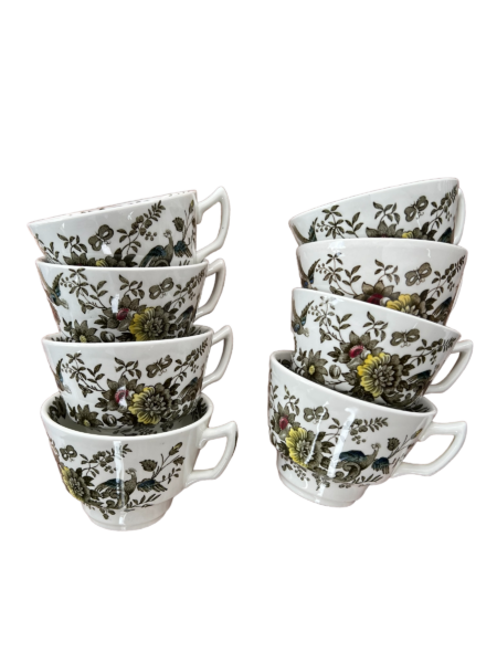 8 tasses à café Ridgway Staffordshire Windsor