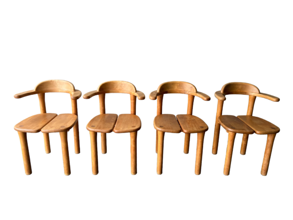 4 chaises de salle à manger par Rainer Daumiller