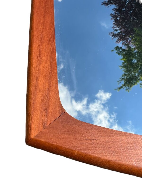 Miroir en teck scandinave