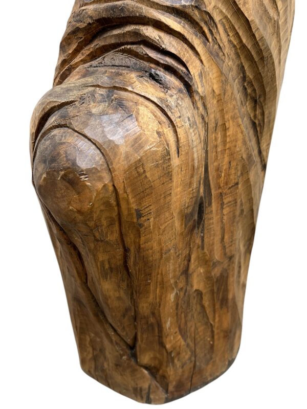 Sculpture en bois des 3 hommes