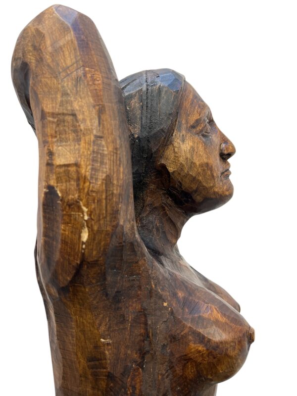 Sculpture en bois, 1987'