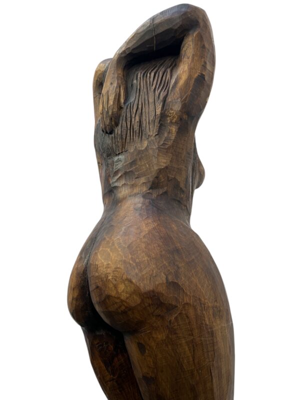 Sculpture en bois, 1987'