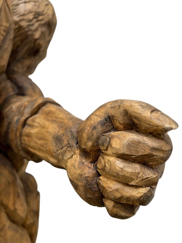 Sculpture en bois des 3 hommes