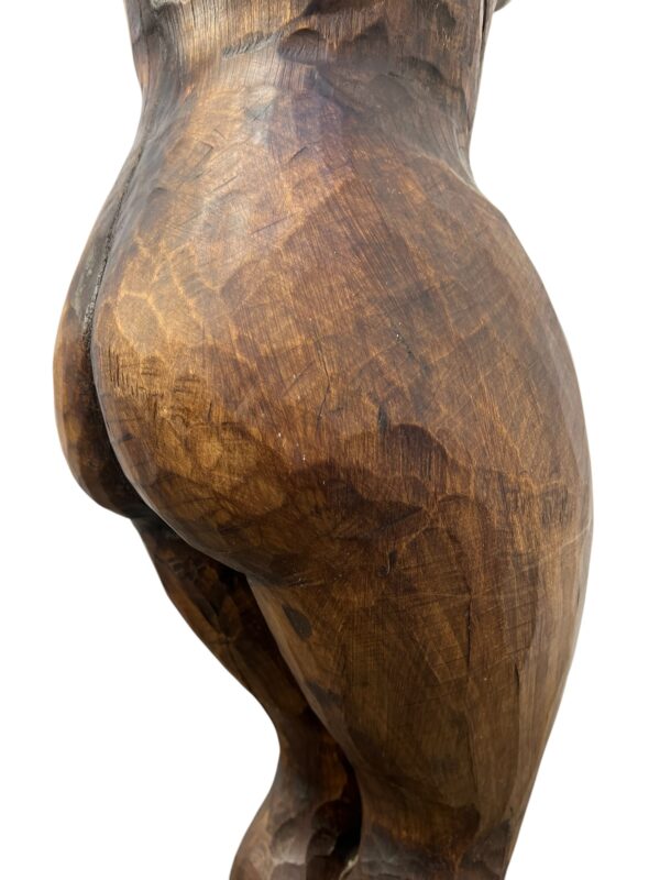 Sculpture en bois, 1987'