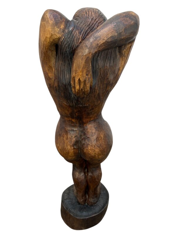 Sculpture en bois, 1987'