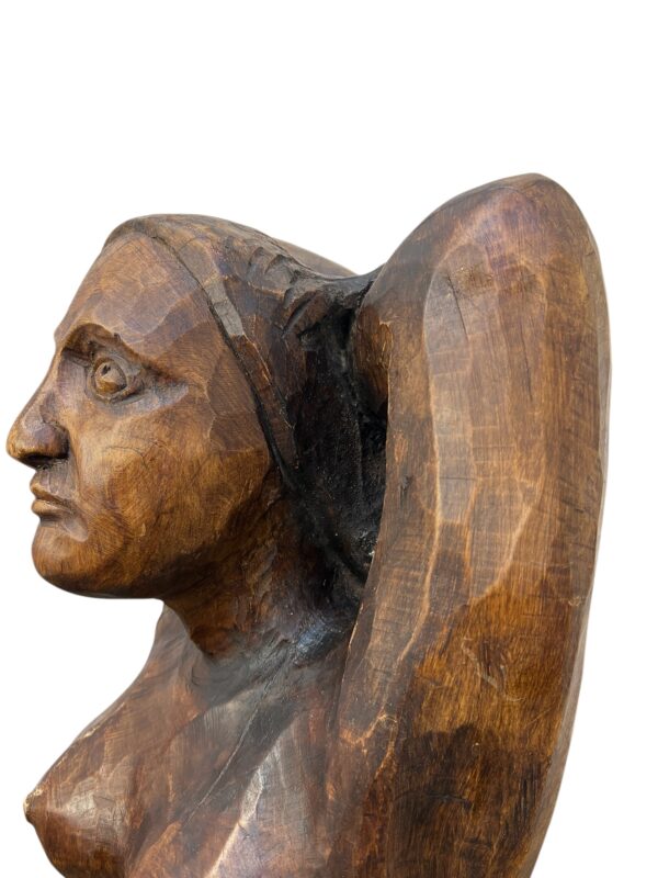 Sculpture en bois, 1987'