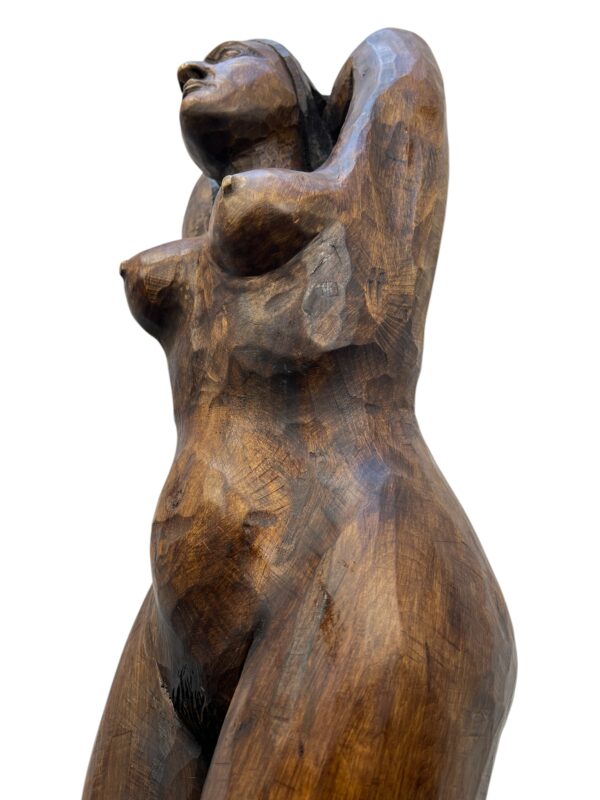 Sculpture en bois, 1987'