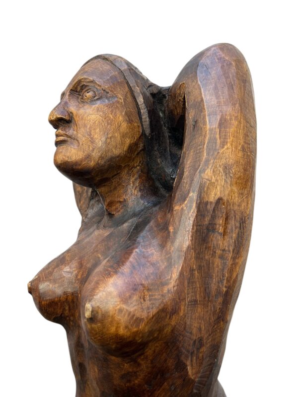 Sculpture en bois, 1987'