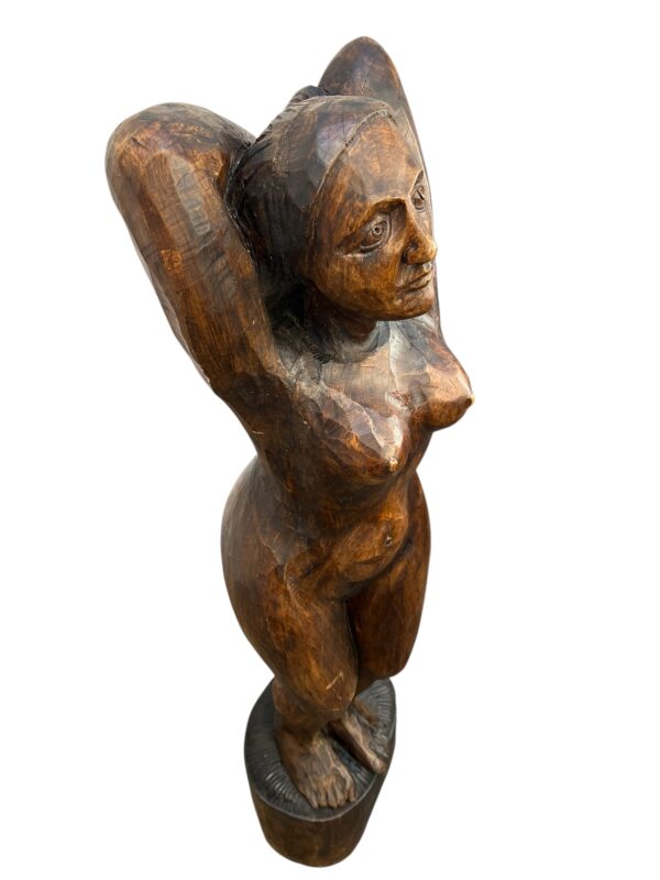 Sculpture en bois, 1987'