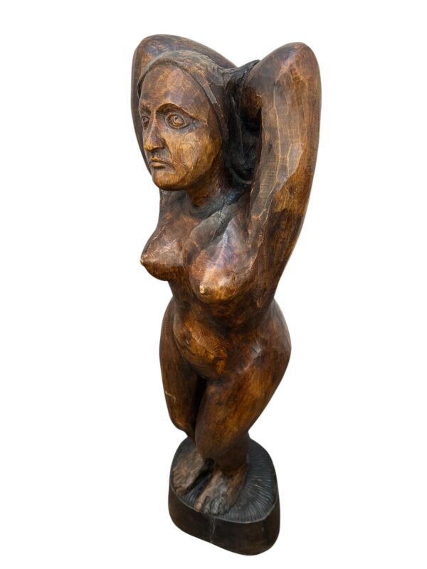 Sculpture en bois, 1987'