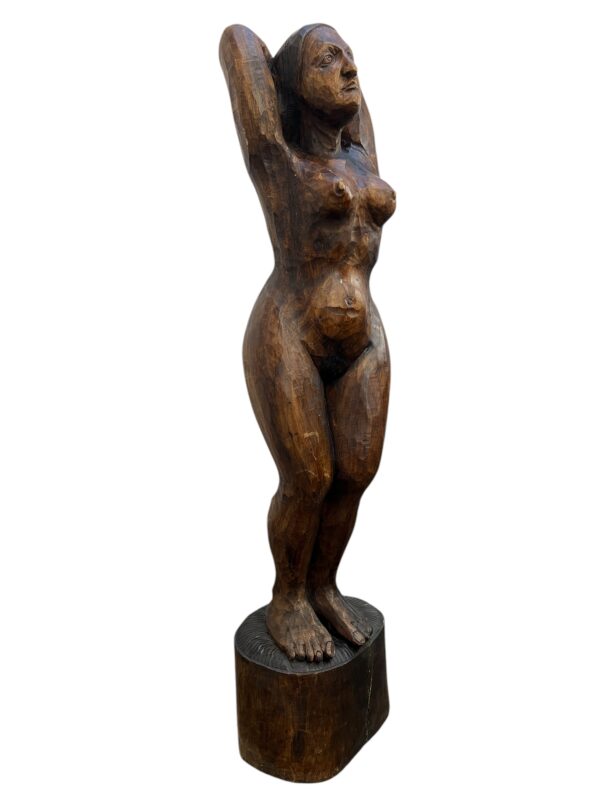 Sculpture en bois, 1987'