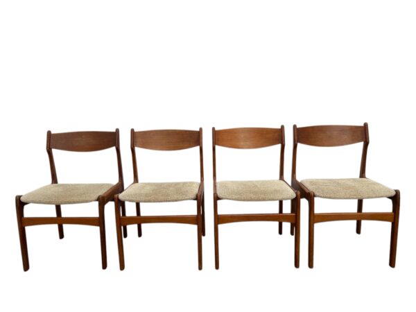 4 chaises de Erik Buck pour OD Møbler