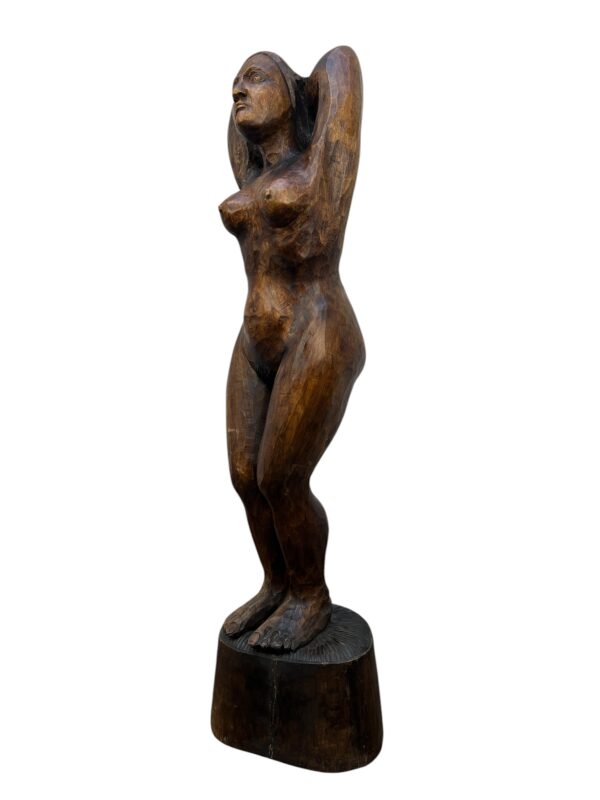 Sculpture en bois, 1987'