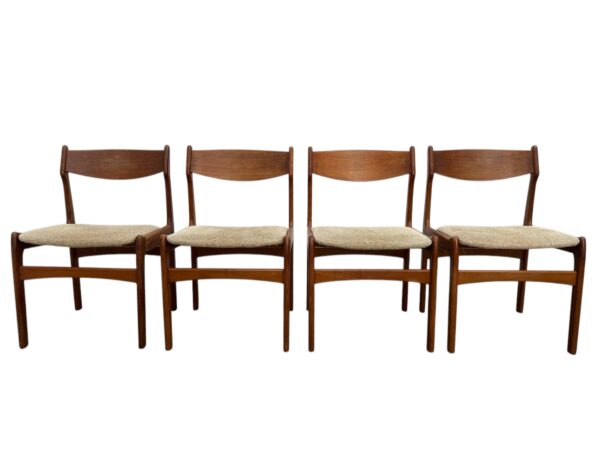 4 chaises de Erik Buck pour OD Møbler