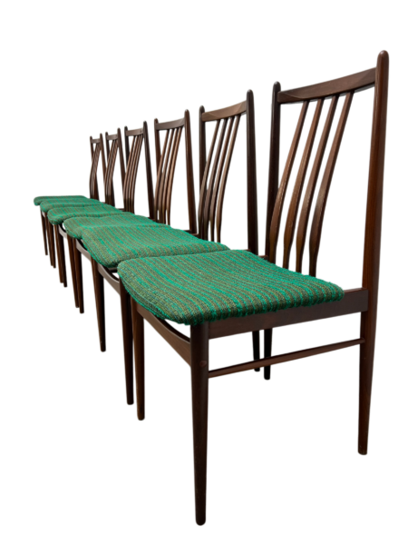 ensemble de 6 chaises de salle à manger scandinaves