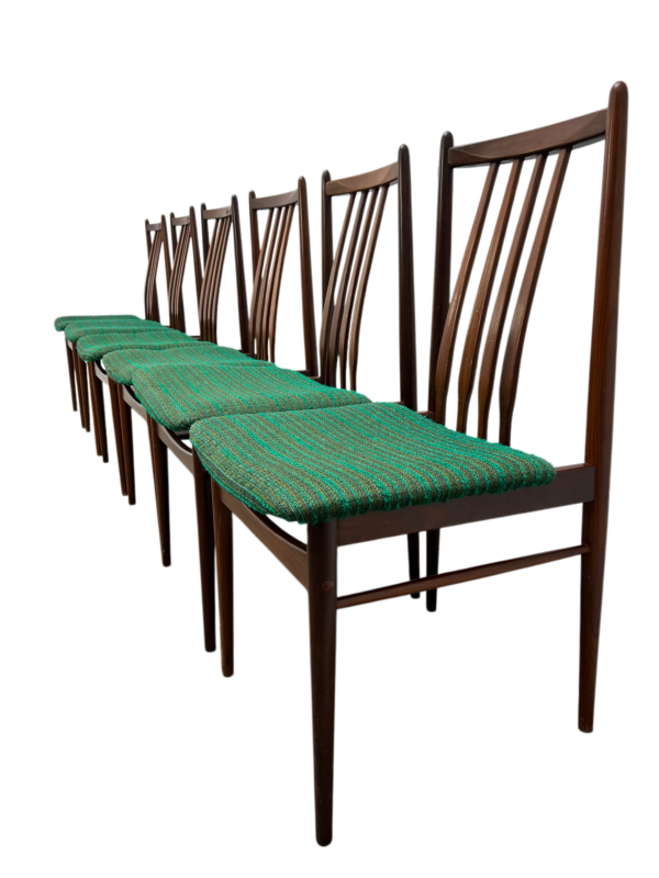 ensemble de 6 chaises de salle à manger scandinaves