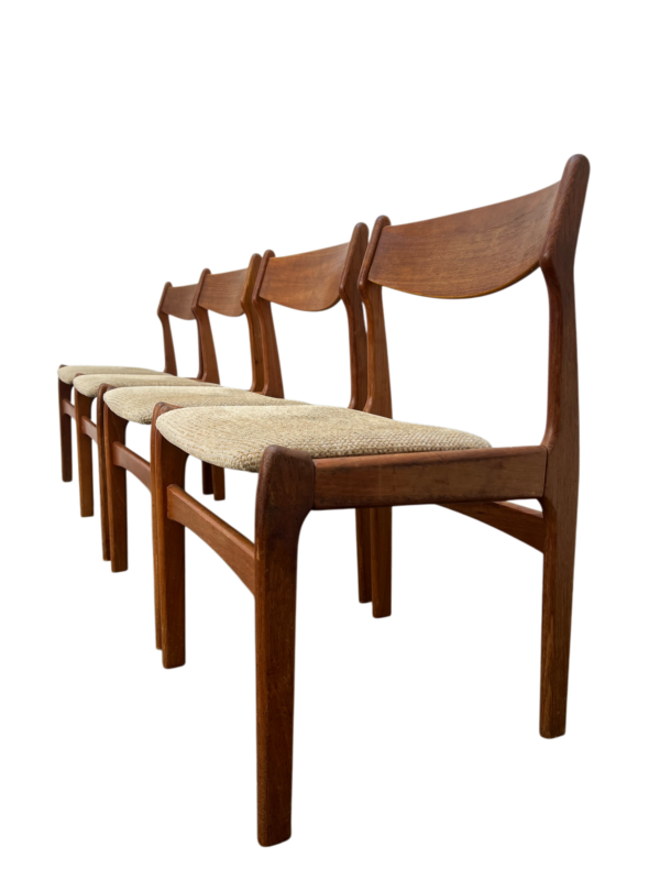 4 chaises de Erik Buck pour OD Møbler