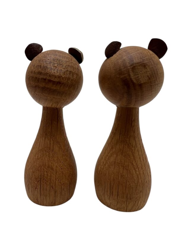 Figurines en bois d'avant-guerre