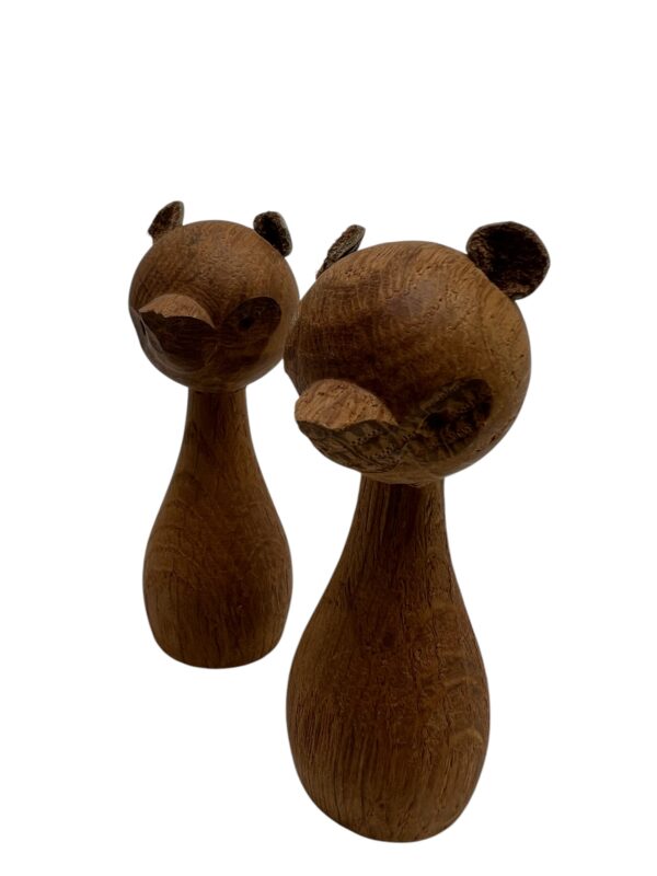 Figurines en bois d'avant-guerre